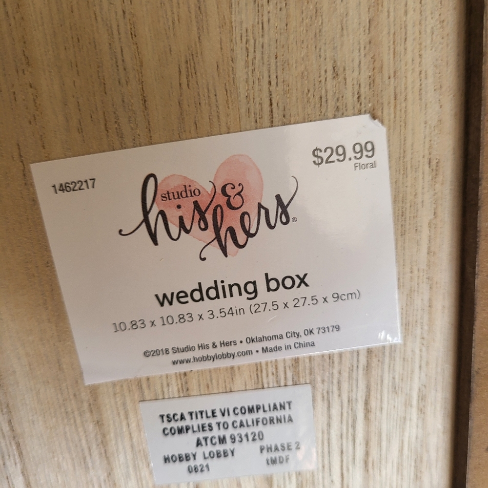 Wedding box